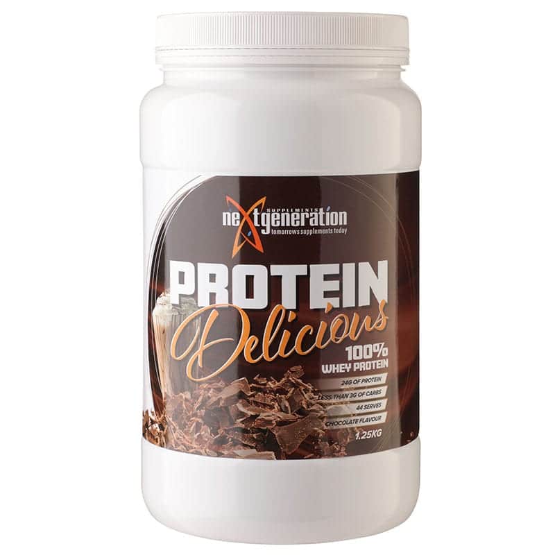 Protein Delicious The best tasting low carb protein powder. 100