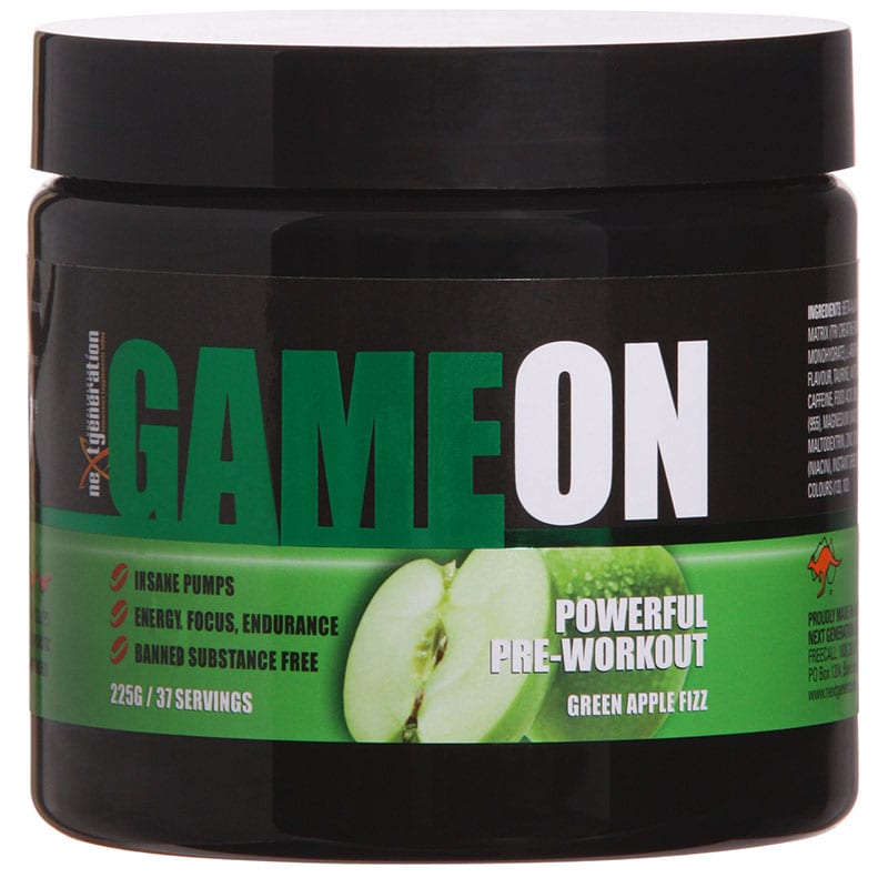 GAME ON preworkout Formula Bodybuilding Supplements