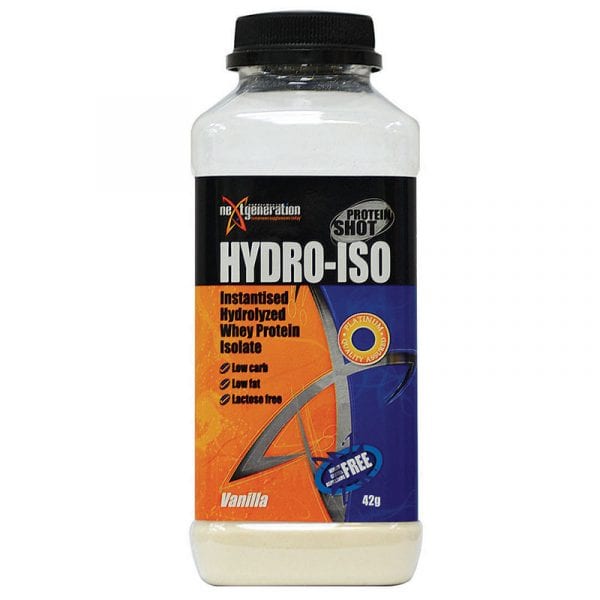 HydroIso Shots ISO whey. Instantised hydrolysed whey protein isolate
